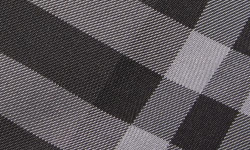 Burberry Mandston Check Silk Tie In Charcoal Ip Check