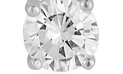 Glaze Jewelry Cubic Zirconia Pendant Necklace & Stud Earrings Set In Silver