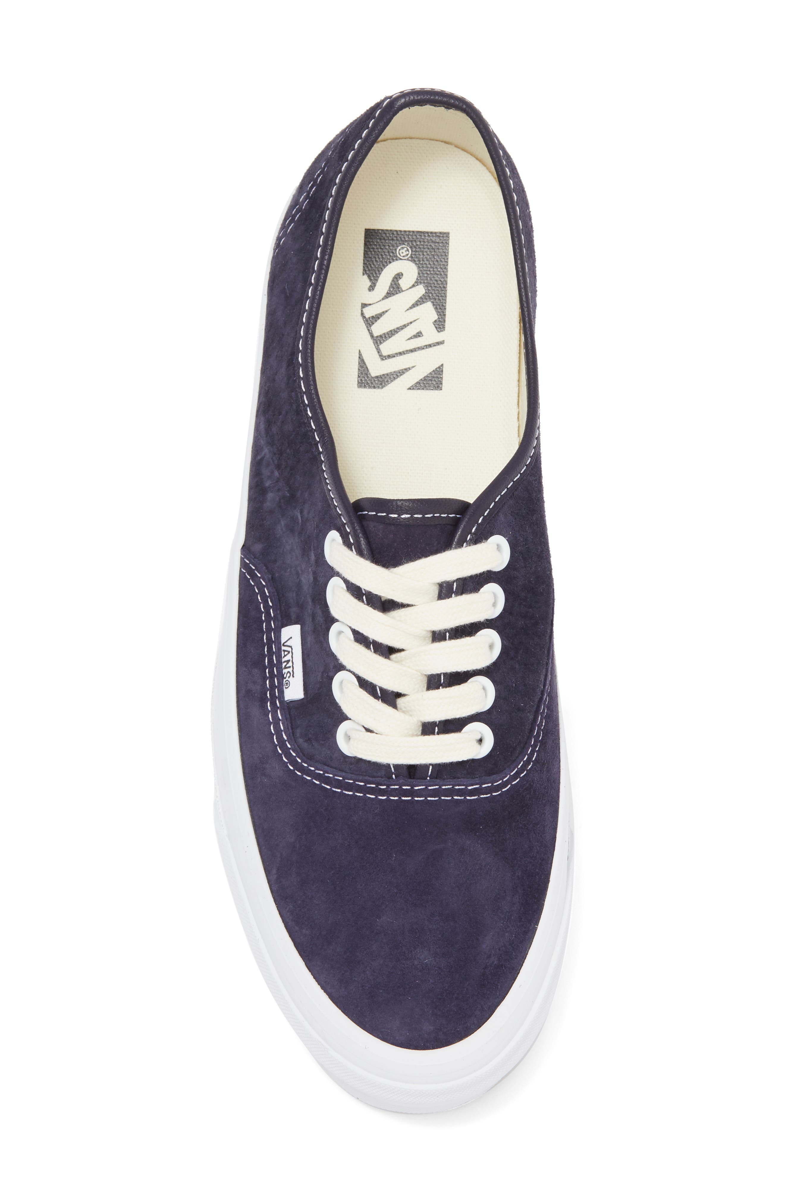 Vans Authentic Reissue Sneaker in Lx Pig Suede Baritone Blue