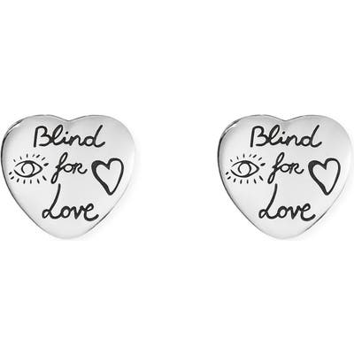 Gucci Blind For Love Stud Earrings