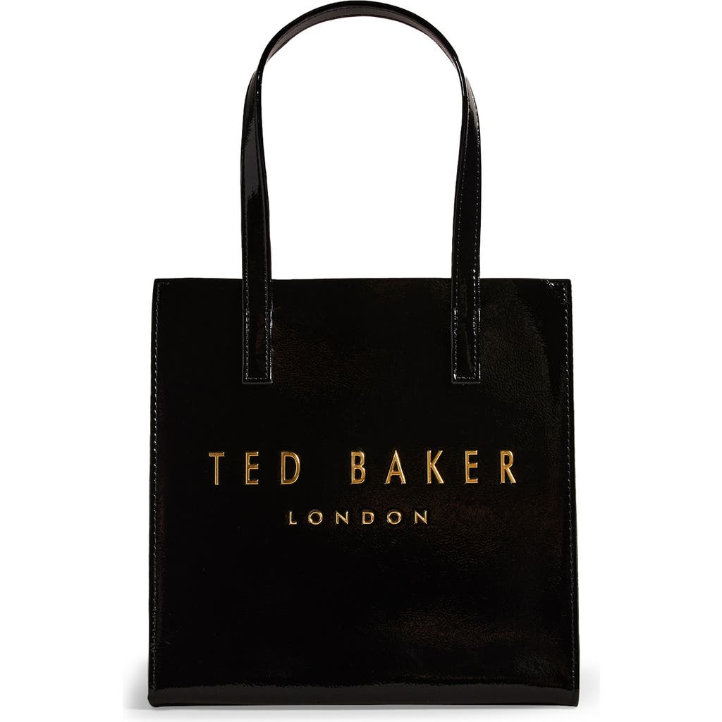 Ted Baker London Crinion Faux Leather Tote In Black