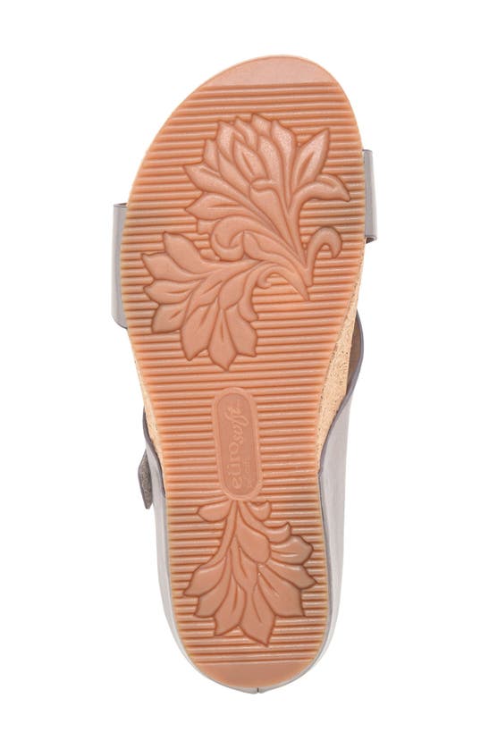 Eurosoft Gianetta Ankle Strap Sandal In Pewter Croco