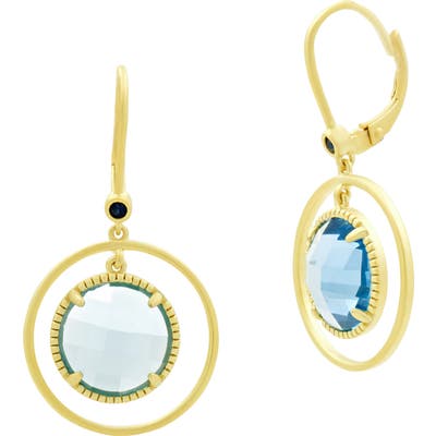 Freida Rothman Imperial Circle Pendant Earrings