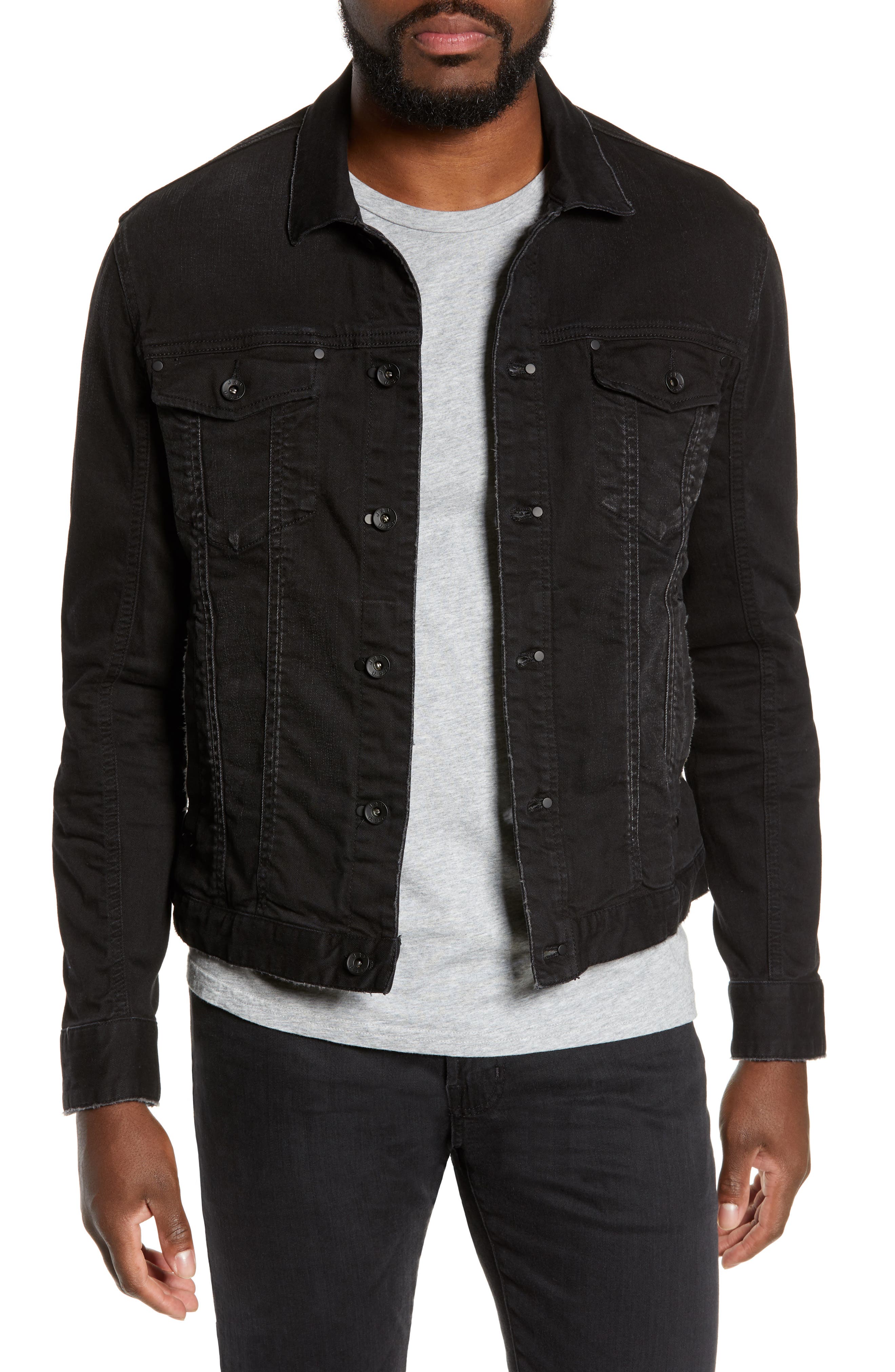 john varvatos denim trucker jacket