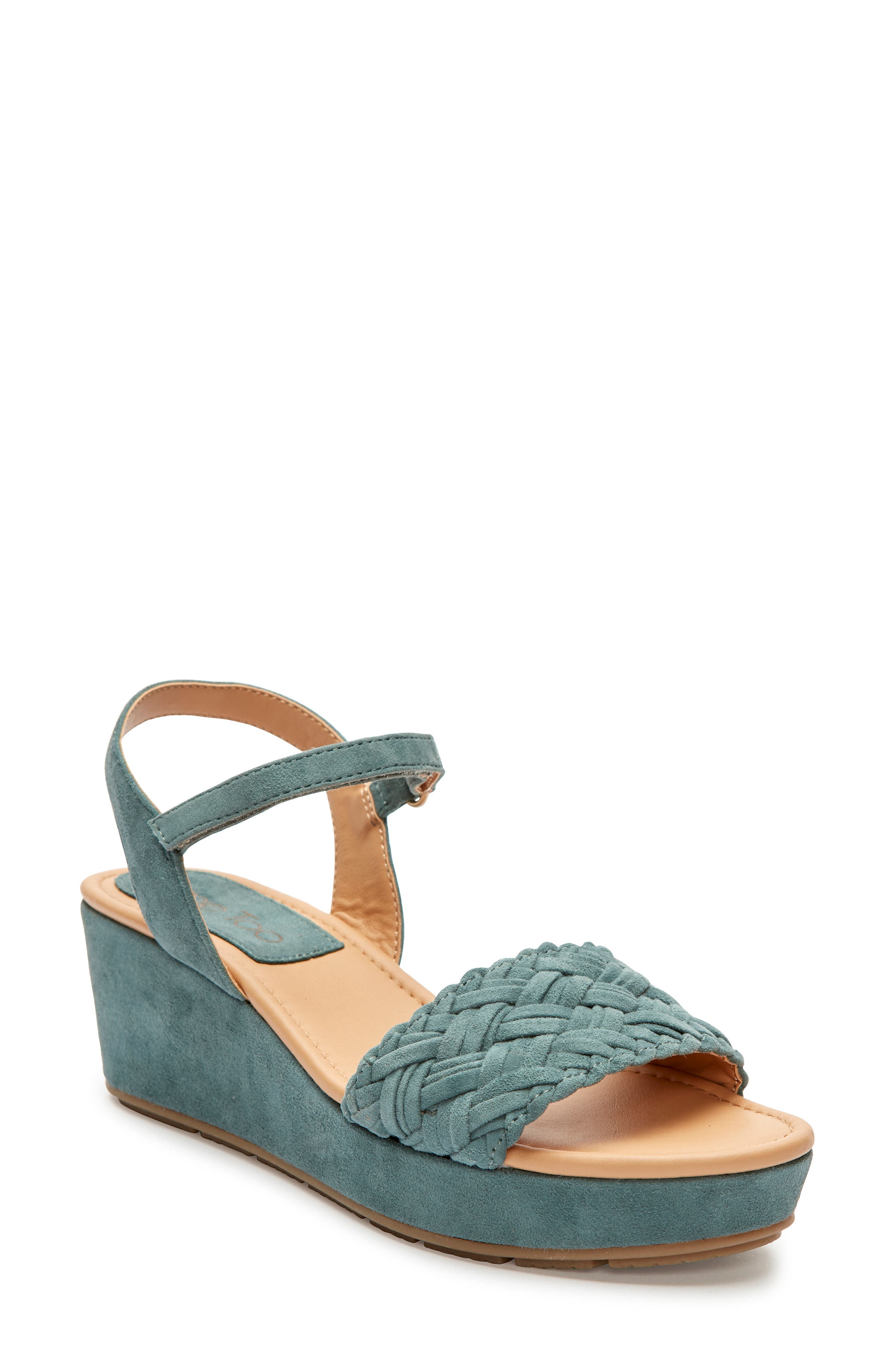 Me Too Abella Wedge Sandal- Blue