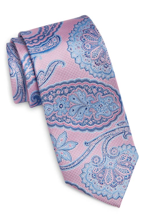 Paisley Silk Tie in Pink