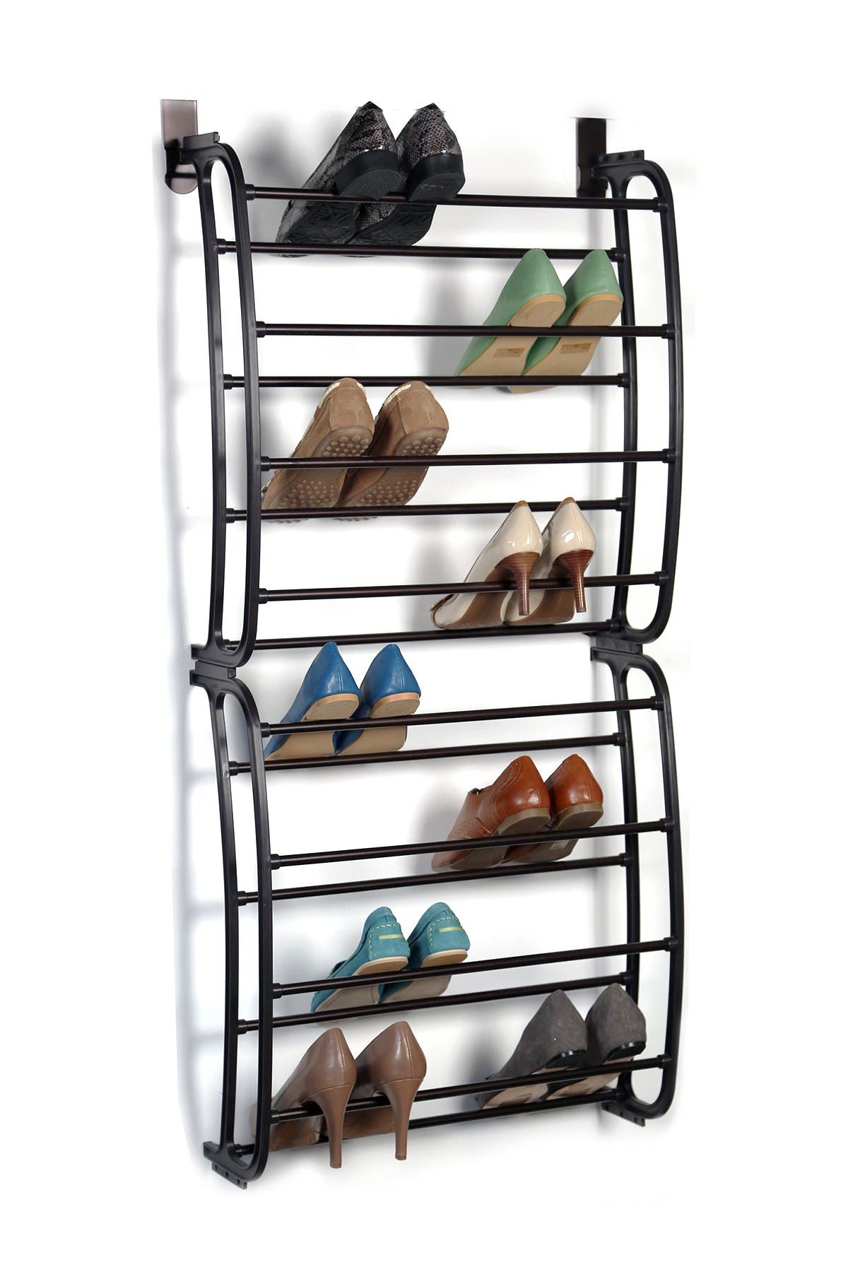 over the door shoe rack on Richards Homewares 24 Pair Over The Door Shoe Rack Nordstrom Rack