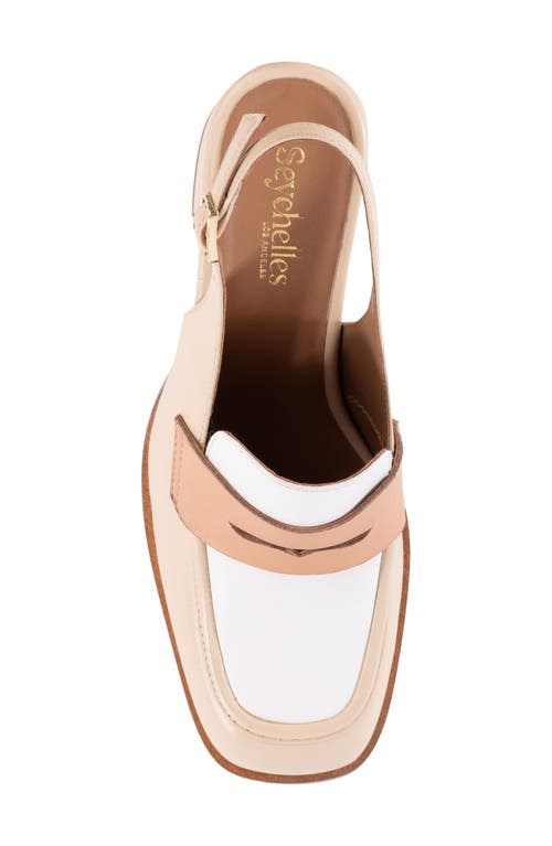 Shop Seychelles Symphony Slingback Pump In Beige/tan Leather