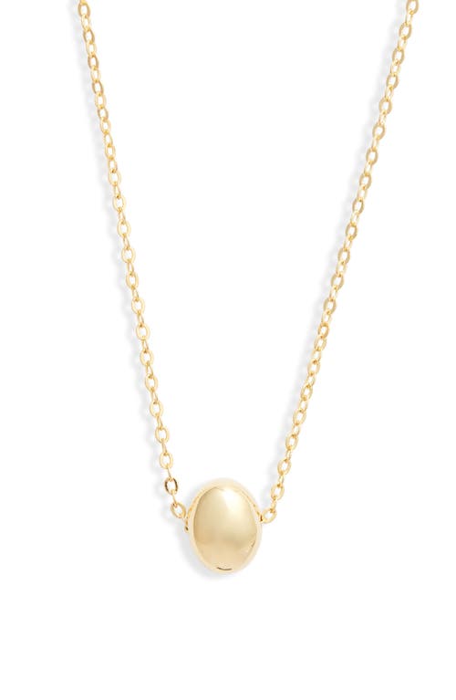 Shop Nordstrom Demi Fine Orb Pendant Necklace In 14k Gold Plated