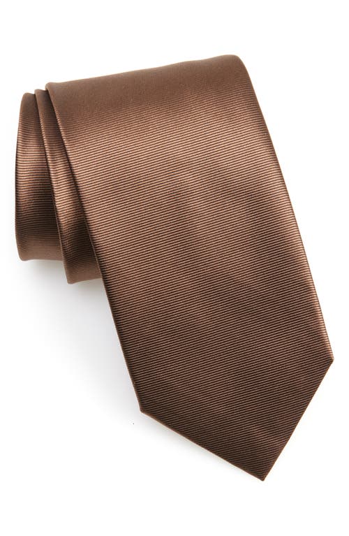 Tom Ford Silk Twill Tie In Kb460 Open Brown