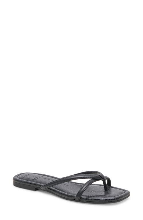 Shop Dolce Vita Lucca Flip Flop In Black Stella