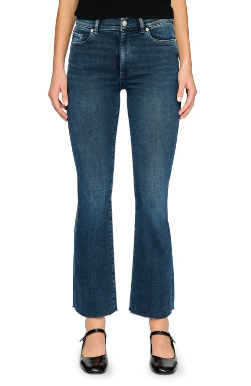 DL1961 Bridget Instasculpt Raw Hem High Waist Ankle Bootcut Jeans Seacliff (Performance) at Nordstrom,