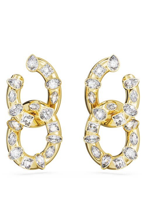 Swarovski Dextera Interlocking Drop Earrings in Gold at Nordstrom