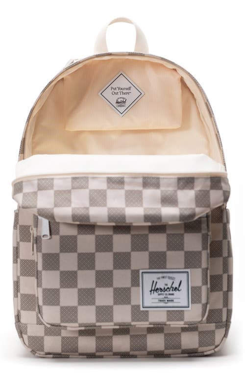 Shop Herschel Supply Co . Pop Quiz Checkerboard Backpack In Checkered Textile