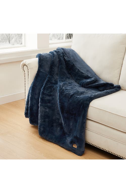 Shop Ugg(r) Euphoria Throw Blanket In Indigo/indigo