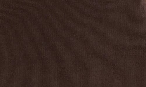 Nydj High Waist Slit Front Corduroy Maxi Skirt In Coffee Bean