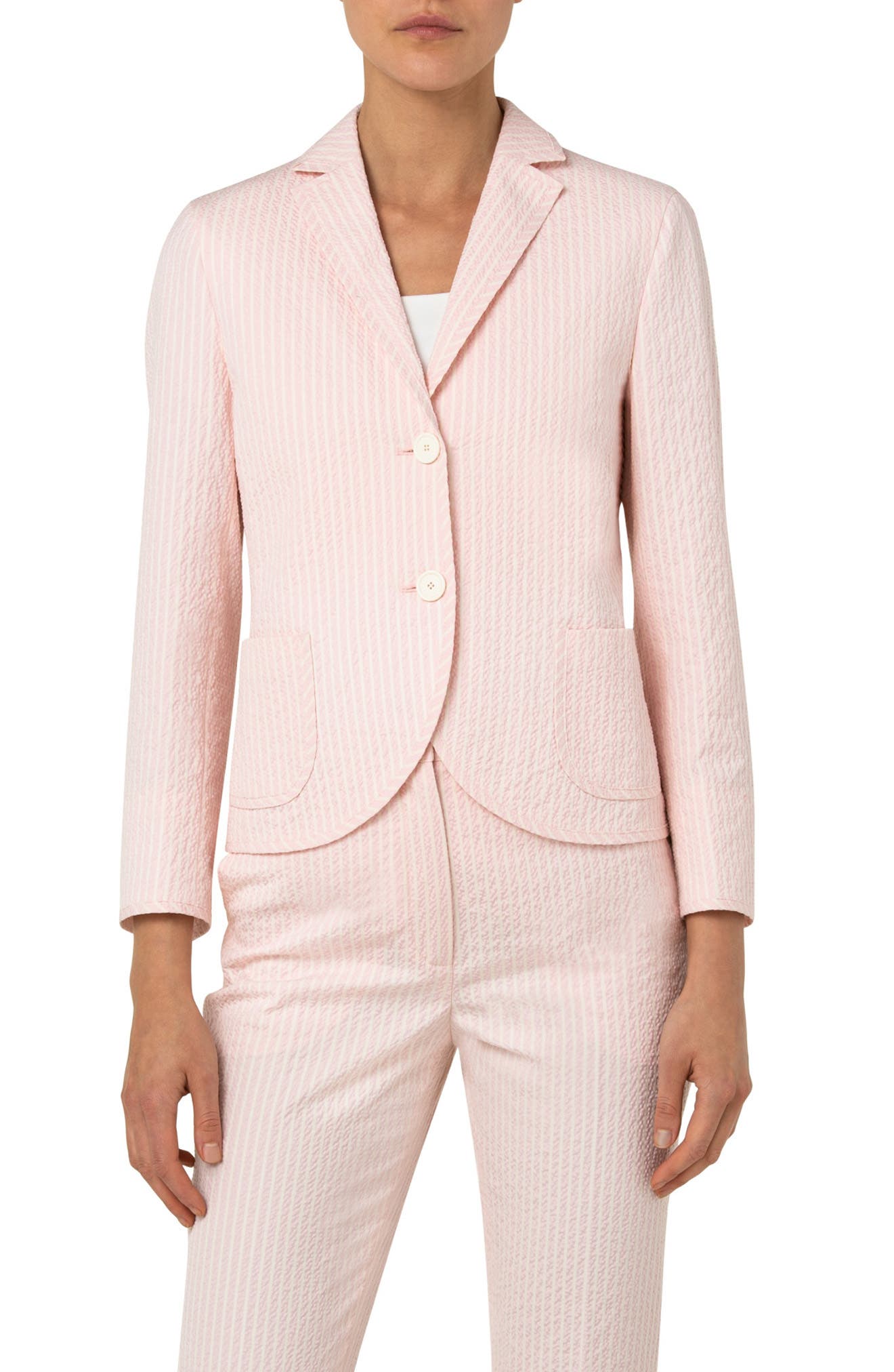 pink designer blazer