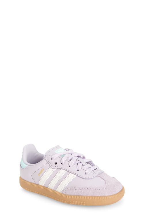 Adidas Originals Adidas Kids' Samba Sneaker In Silver/crystal/aqua