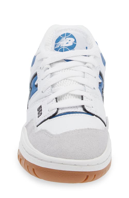 Shop New Balance 550 Basketball Sneaker In Brighton Grey/blue Agate