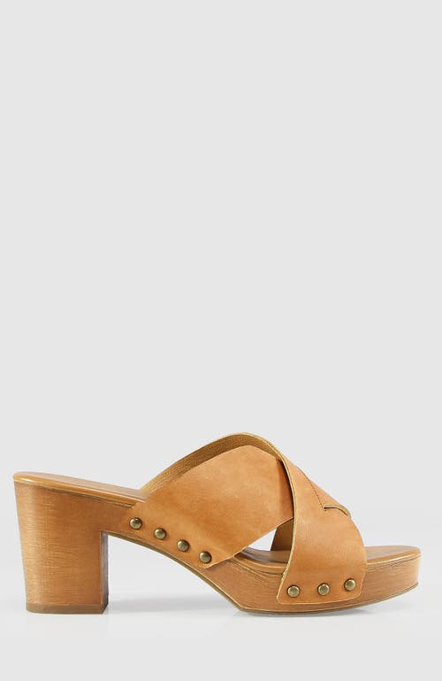 Belle & Bloom Midtown Clog Mule In Tan