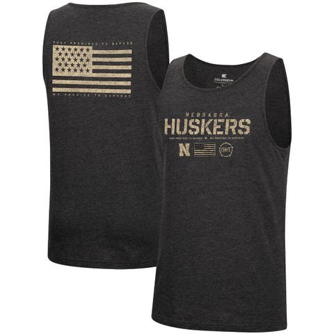 Men's Darius Rucker Collection by Fanatics Charcoal Colorado Rockies Relaxed-Fit Muscle Tank Top