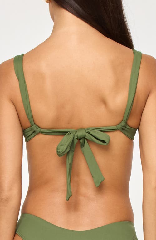 Shop L*space Lspace Coast To Coast Underwire Bikini Top In Jungle