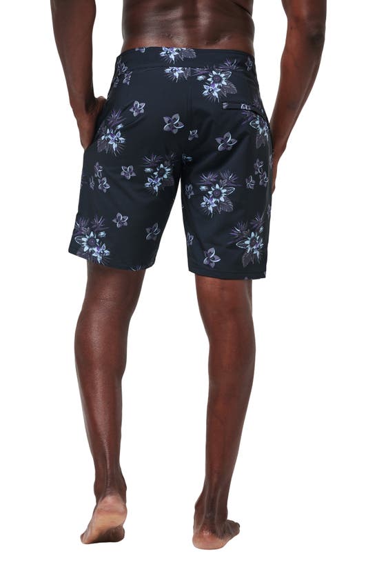 Travismathew Tiki Time Board Shorts In Black
