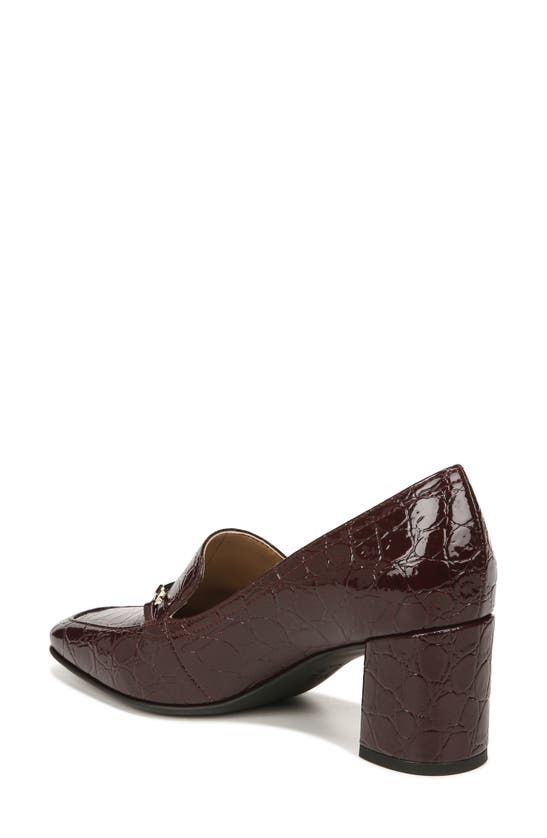 Shop Naturalizer Wynrie Patent Heeled Loafer In Cabernet Sauvignon Red