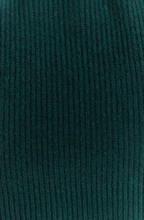 Naked Wardrobe Rib Sweater Knit Skirt In Deep Teal