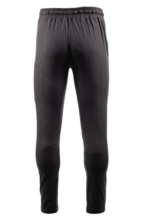Burnside Soft Jersey Joggers In Heather Charcoal