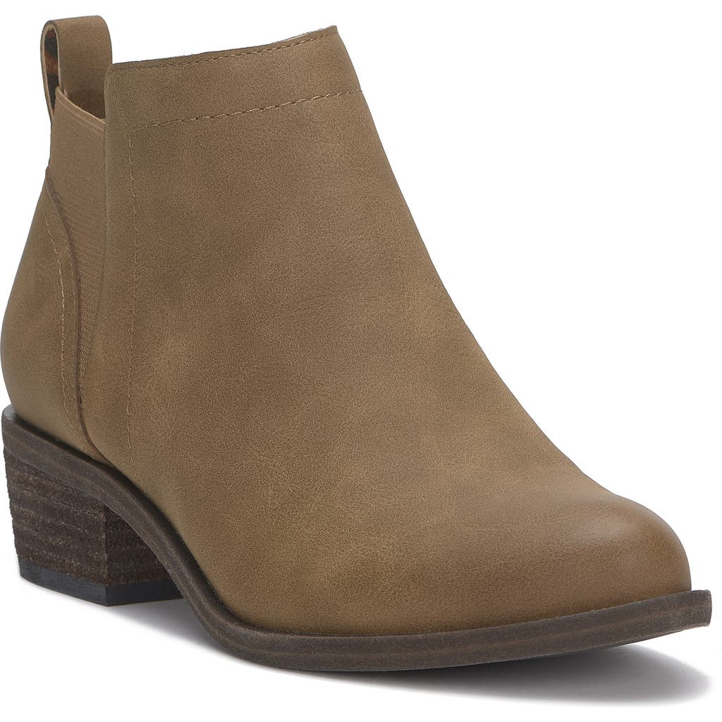Lucky Brand Badene Ankle Boot In Dark Natural Direction Ll