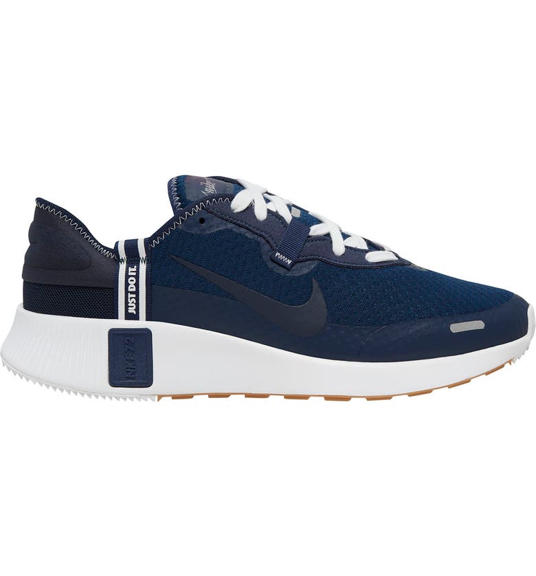 NIKE Reposto Running Shoe, Main, color, 400 MNNAVY/OBSIDN