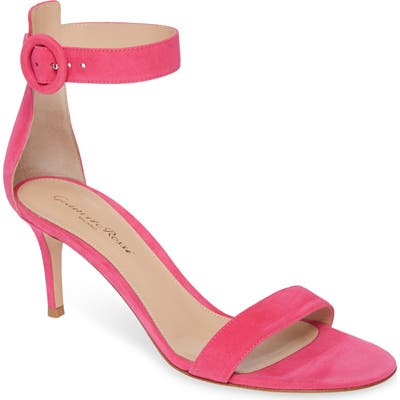 Gianvito Rossi Ankle Strap Sandal, Pink
