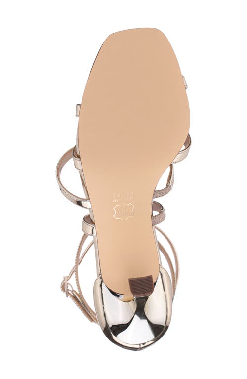 Nina Devyn Ankle Strap Sandal In Platino