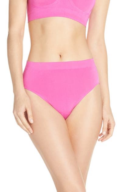 Wacoal B Smooth High Cut Briefs In Rose Violet