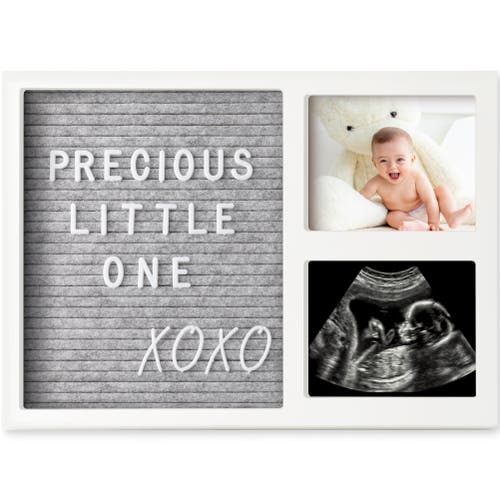 KeaBabies Heartfelt Picture Frame with Felt Letterboard in Alpine White at Nordstrom