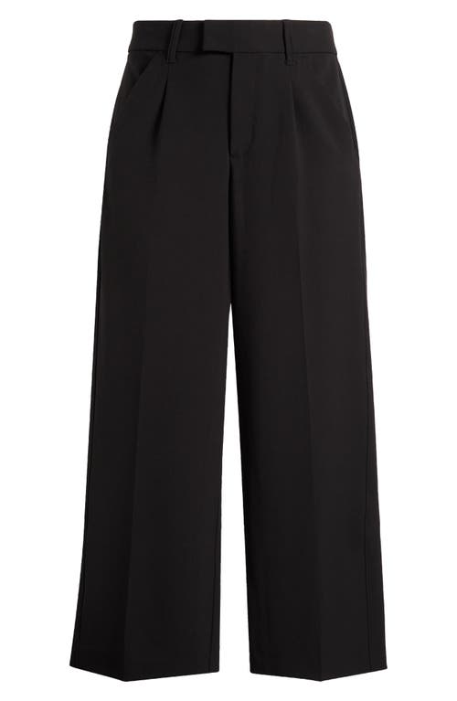 Wit & Wisdom 'ab'solution Skyrise Pleated Wide Leg Pants In Black