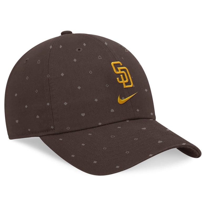 Shop Nike Brown San Diego Padres Primetime Print Club Adjustable Hat