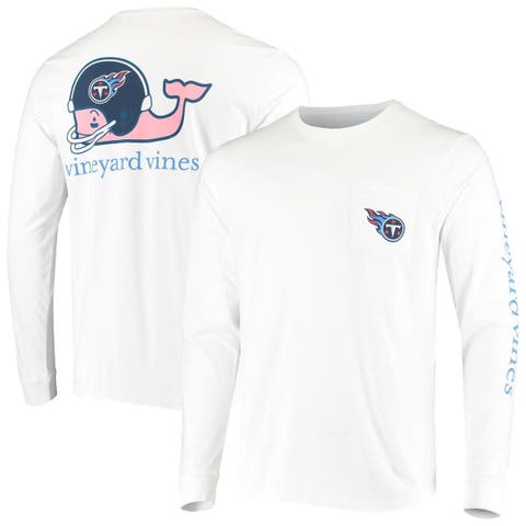 Men's Vineyard Vines Heathered Gray Philadelphia Eagles Team Whale Helmet T- Shirt