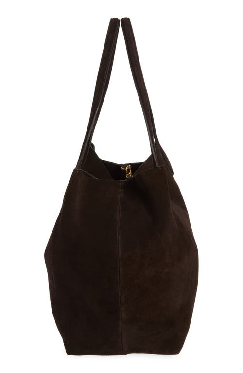 Shop Madewell The Oversize Shopper Tote In Dark Carob