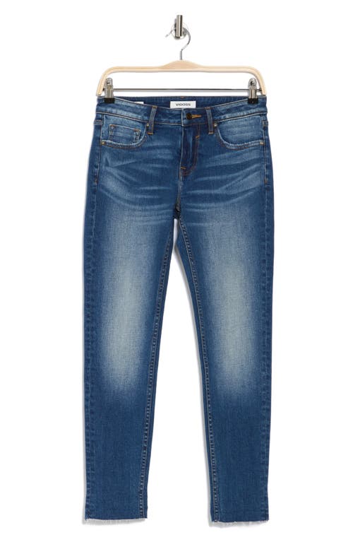 Vigoss Thompson Tomboy Crop Relaxed Skinny Jeans In Dark Wash