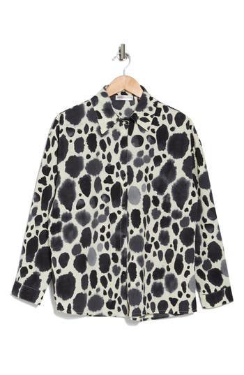 Patrizia Luca Oversize Button-up Shirt In Grey