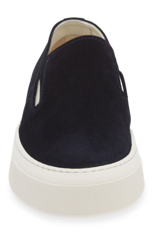 Common Projects Suede Slip-on Sneaker In Navy