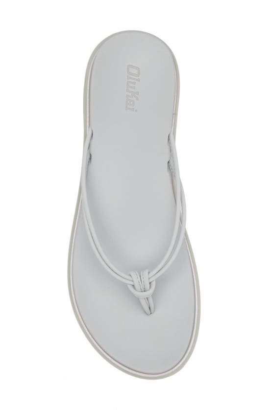 Olukai Aka Flip Flop In Iridescent / Vapor