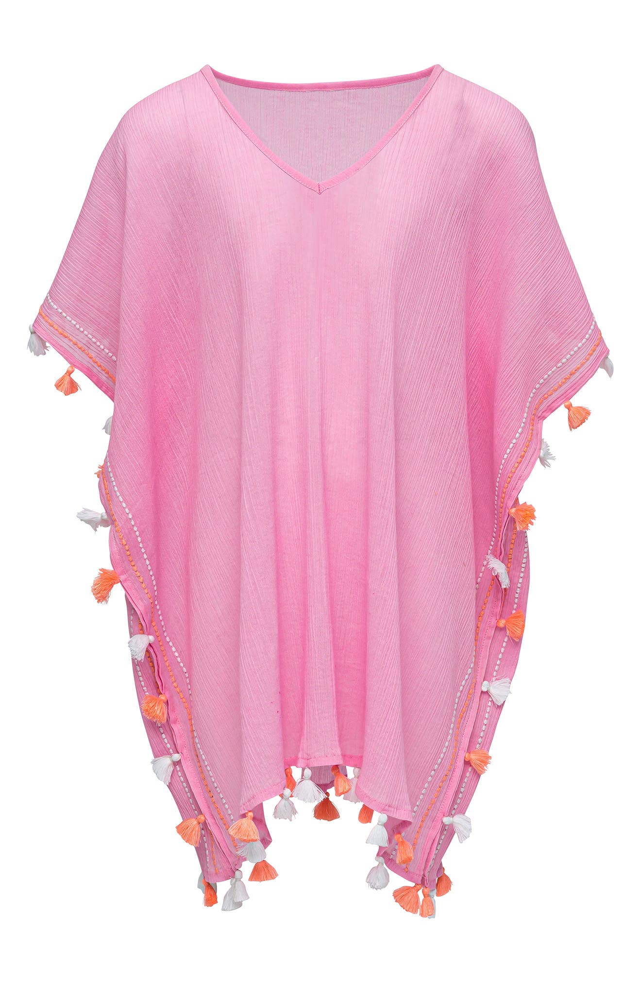 Nordstrom Clothing Dresses Beach Dresses Kids Pinkalicious Tassel Cover-Up Caftan at Nordstrom 