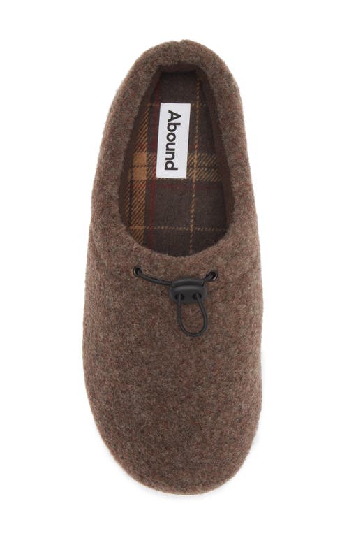 Abound Casey Faux Fur Lined Clog Slipper In Brown Dark
