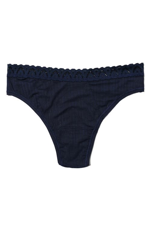 Shop Hanky Panky Mellowluxe™ Low Rise Thong In Bicoastal