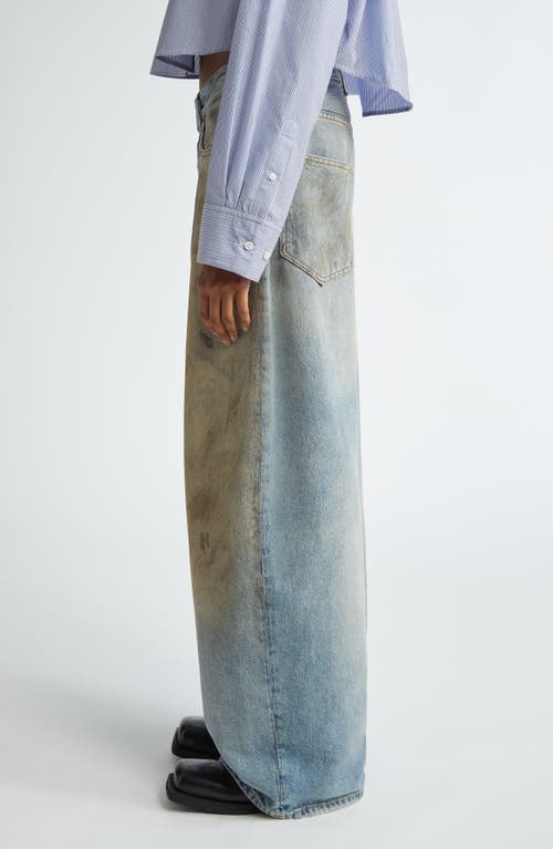 Acne Studios 2023f Fn Penicillin Jeans Mid Blue In 863 Mid Blue