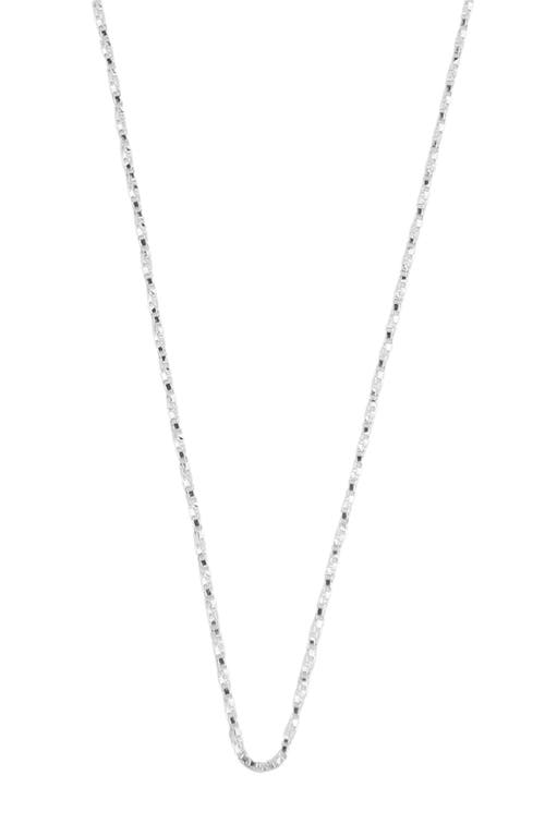Argento Vivo Sterling Silver Box Chain Necklace