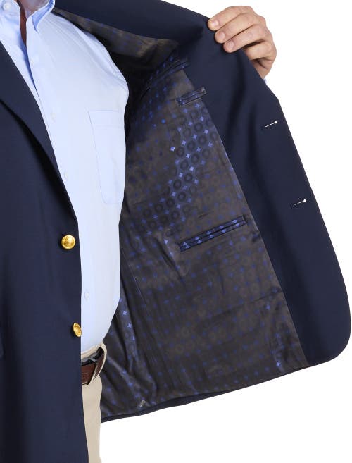 Oak Hill Premium By Dxl Jacket-relaxer Blazer In Navy